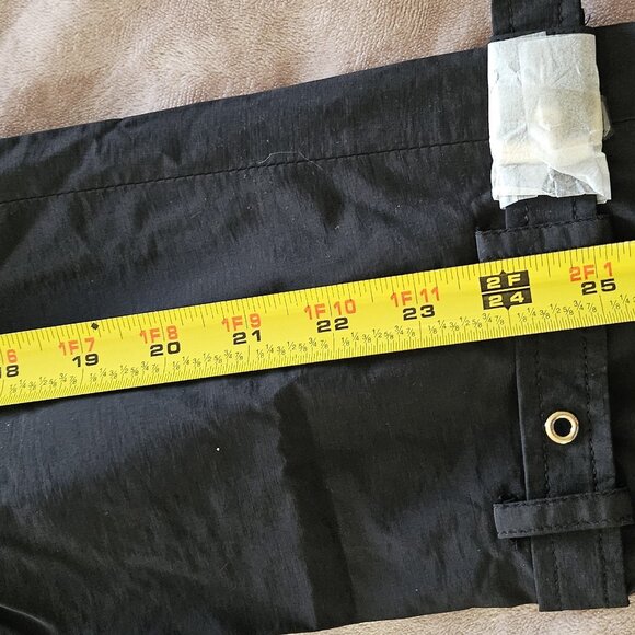 ISAAC MIZRAHI LIVE WOMEN'S BLACK TRENCH COAT XL NWT - Picture 2 of 16